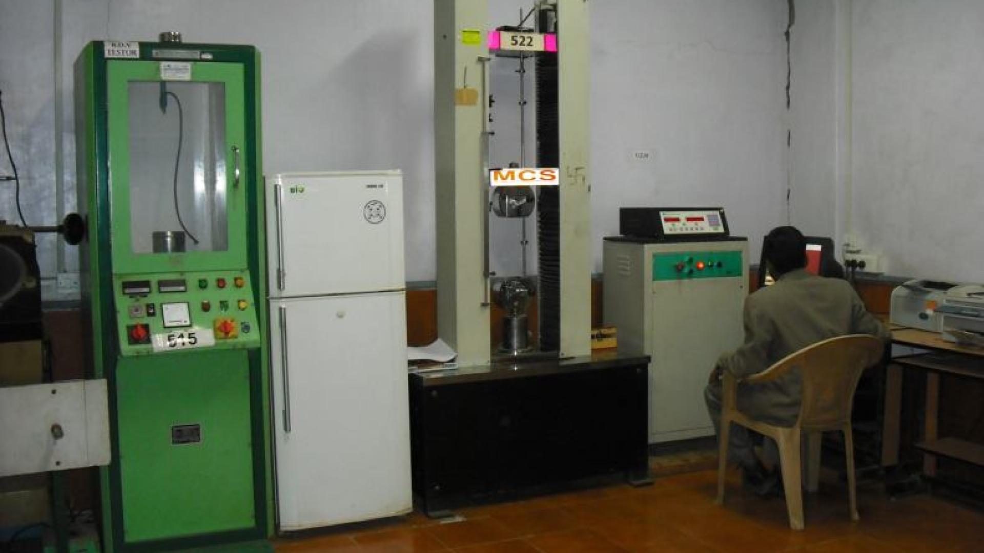 Latest Computerized Testing Laboratory With Facility Of Digital Online Tensile Testing Machine, BDV Tester, Cold Storage Facility Etc.
